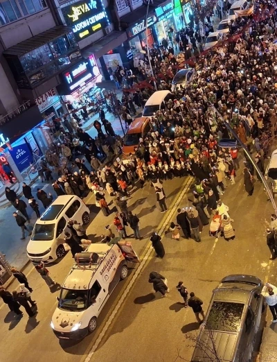 Erzurum&rsquo;da Ramazan&rsquo;a fener alaylı karşılama
