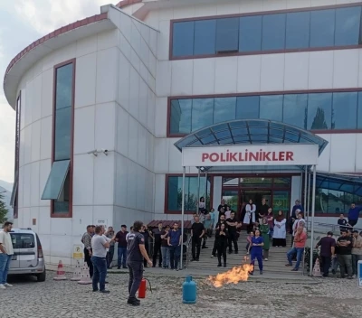 Erzurum itfaiyesinden eğitim desteği
