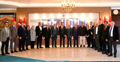 Erzurum Kent Konseyi&rsquo;nden Vali Aydın Baruş&rsquo;a ziyaret
