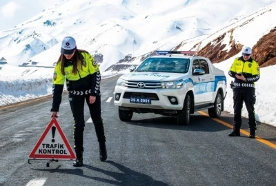 Erzurum kent merkezinde bir ayda 107  trafik kazası

