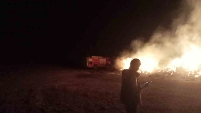 Erzurum’oa ot yangını
