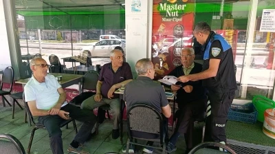 Erzurum polisi sahada: "Dadaş Kemer Takar, Her S&ouml;ze Kanmaz"
