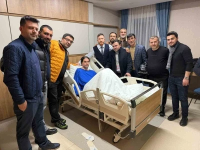 Erzurumspor&rsquo;da Orbanic&rsquo;e moral ziyareti, Yakup Kırtay&rsquo;a 100. ma&ccedil; tebriği
