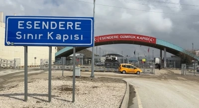 Esendere Sınır kapısı bu bayram sessizlik yaşıyor
