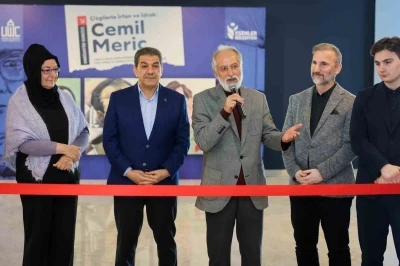Esenler&rsquo;de Cemil Meri&ccedil; karikat&uuml;r sergisi sanatseverlerle buluştu
