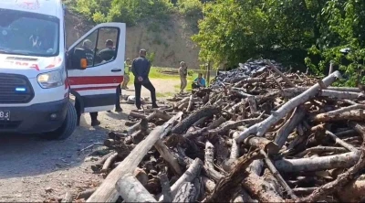 Eşini odunla d&ouml;verek &ouml;ld&uuml;rd&uuml;
