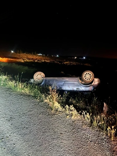 Eskişehir&rsquo;de ara&ccedil; takla attı: 1 yaralı

