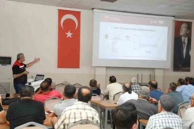 Eskişehir&rsquo;de &ccedil;ift&ccedil;ilere g&uuml;venli &uuml;retim eğitimi
