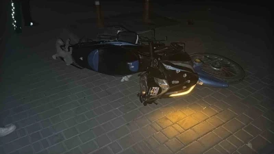 Eskişehir&rsquo;de polisten ka&ccedil;an motosikletli kaza yaptı
