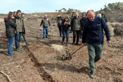 Eskişehir&rsquo;de yangın sonrası ağa&ccedil;landırma &ccedil;alışmaları başladı
