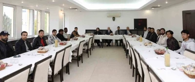 ESOGÜ yönetimi uluslararası öğrencilerle öğle yemeğinde bir araya geldi
