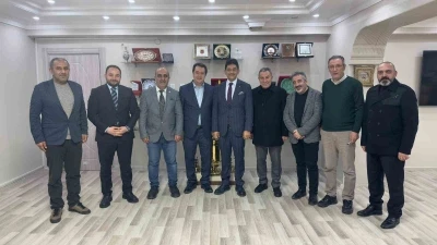 ETB Başkanı Oral, DAGC y&ouml;netimini ağırladı
