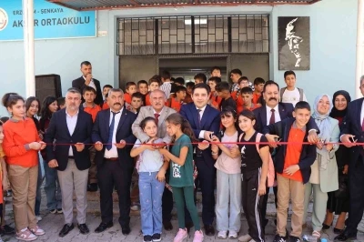 ETB’den  eğitime anlamlı destek: Köy okulu yenilendi
