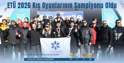 ET&Uuml; 2026 kış oyunlarının şampiyonu oldu

