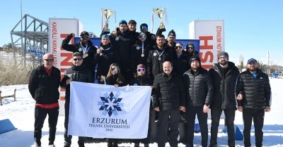 ET&Uuml; kayaklı koşuda T&uuml;rkiye şampiyonu oldu

