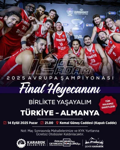 EuroBasket finali dev ekranda izlenecek
