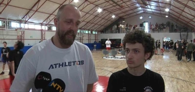 EuroLeague&rsquo;in &ouml;nemli ismi Milaknis Ankara&rsquo;da gen&ccedil; sporcularla buluştu
