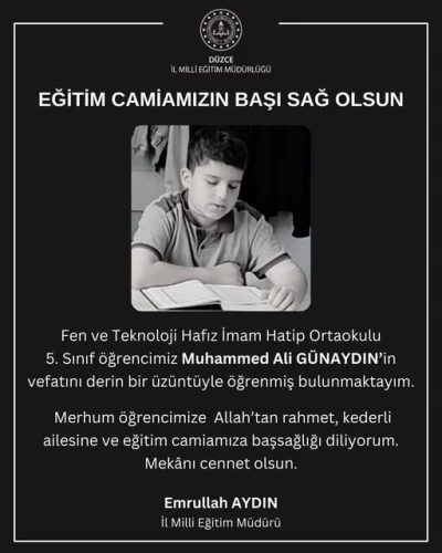 Evinde baygın bulunan çocuk hayatını kaybetti
