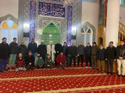 Evliya &Ccedil;elebi Camii&rsquo;nde sabah namazı buluşması ger&ccedil;ekleştirildi
