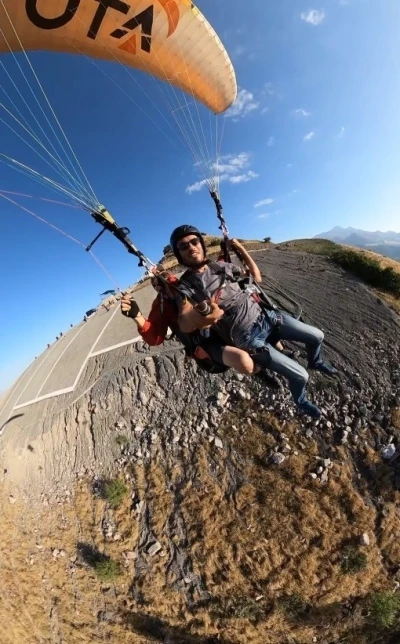 Faciayı önleyen paraşüt pilotu o anları anlattı

