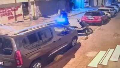 Fatih’te iş yerine silahlı saldırı kameraya yansıdı
