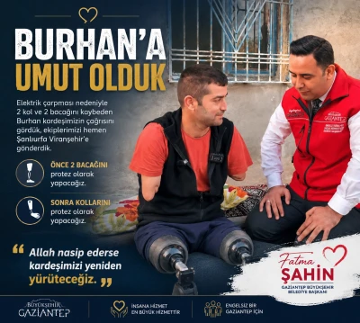 Fatma Şahin&rsquo;den Burhan&rsquo;a Umut Eli: &ldquo;&Ouml;nce Y&uuml;r&uuml;teceğiz, Sonra Kollarına Kavuşturacağız&rdquo;