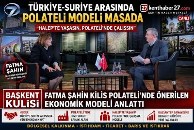 Fatma Şahin&rsquo;den dikkat &ccedil;eken a&ccedil;ıklamalar! T&uuml;rkiye-Suriye Arasında Yeni D&ouml;nem. Polateli Modeli Masada