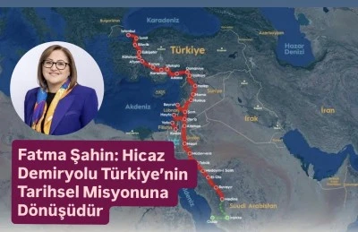 Fatma Şahin: Hicaz Demiryolu Türkiye’nin Tarihsel Misyonuna Dönüşüdür