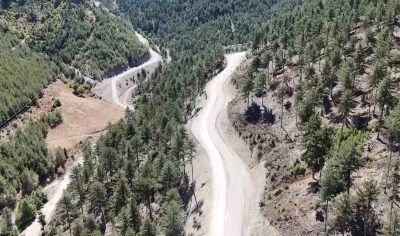Feke’de 75 yıl sonra genişletilen yollar ormanın güzelliğini ortaya çıkardı
