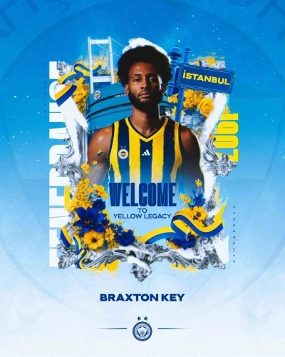Fenerbah&ccedil;e, Braxton Key&rsquo;i kadrosuna kattı
