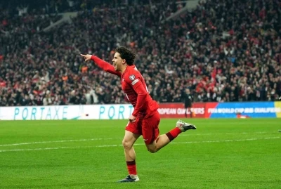 Ferdi Kadıoğlu milli takımdaki 2. gol&uuml;n&uuml; attı
