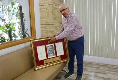 Filistin’de esir düşen dedesinin 107 yıllık mektubuna ulaştı
