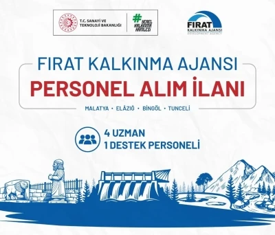 Fırat Kalkınma Ajansı personel alımı başvuruları başladı

