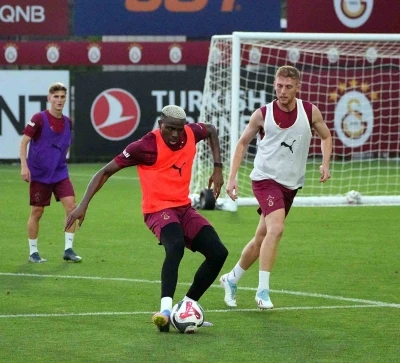 Galatasaray, Gaziantep FK maçı hazırlıklarını sürdürdü

