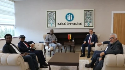 Gana B&uuml;y&uuml;kel&ccedil;isi&rsquo;nden İn&ouml;n&uuml; &Uuml;niversitesi&rsquo;ne ziyaret
