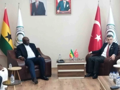 Gana Cumhuriyeti Yatırım Kurulu Başkanı ve heyeti Ankara&rsquo;da
