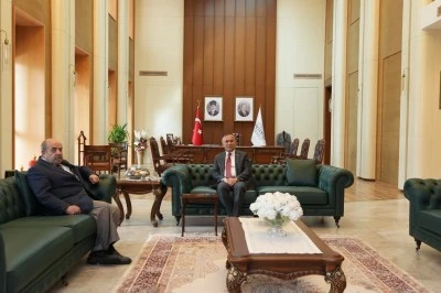 GASİAD Başkanı Mehmet Okan&rsquo;dan Vali Kemal &Ccedil;eber&rsquo;e Ziyaret