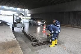 GASKİ ekipleri yağışta sahadaydı