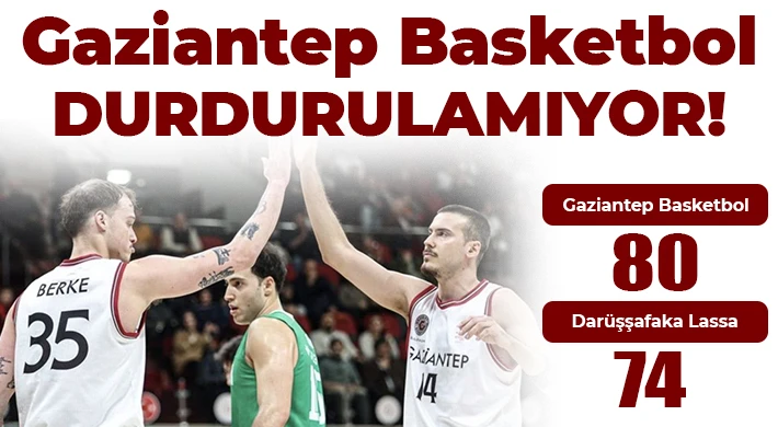 Gaziantep Basketbol seriye bağladı: 80-74