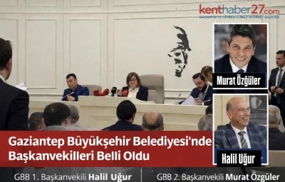 Gaziantep B&uuml;y&uuml;kşehir Belediyesi&rsquo;nde Başkanvekilleri Belli Oldu