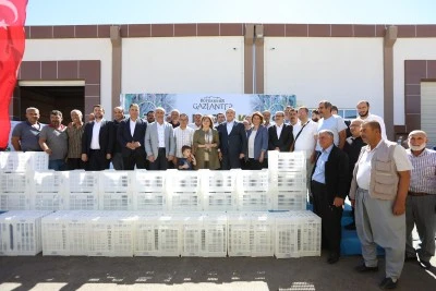 Gaziantep B&uuml;y&uuml;kşehir&rsquo;den Nizipli &Ccedil;ift&ccedil;ilere Kapsamlı Tarım Desteği