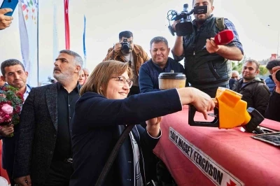 Gaziantep Büyükşehir’in mazot desteği başladı
