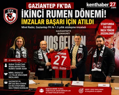Gaziantep FK&rsquo;da ikinci Rumen d&ouml;nemi! Mirel Radoi resmen imzayı attı