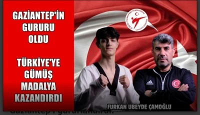 Gaziantep’in Gururu Furkan Ubeyde Çamoğlu Dünya İkincisi Oldu