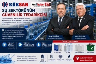 Gaziantep&rsquo;in Gururu K&ouml;ksan, Su Sekt&ouml;r&uuml;nde G&uuml;ven ve Kalitenin Adresi Olmayı S&uuml;rd&uuml;r&uuml;yor