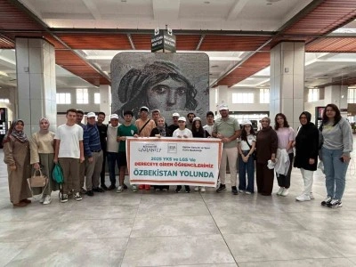 Gaziantep’in YKS ve LGS’de dereceye giren öğrencileri Özbekistan yolcusu