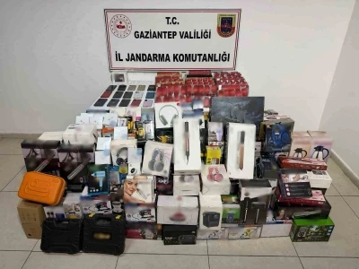 Gaziantep&rsquo;te 1,2 milyon TL değerinde ka&ccedil;ak malzeme ele ge&ccedil;irildi: 1 g&ouml;zaltı
