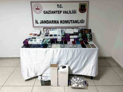 Gaziantep&rsquo;te 1,5 milyon TL değerinde ka&ccedil;ak malzeme ele ge&ccedil;irildi
