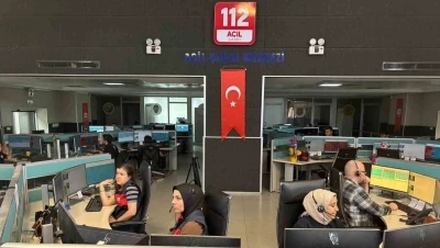 Gaziantep’te 112’ye 8 ayda 1,7 milyon asılsız ve gereksiz çağrı geldi
