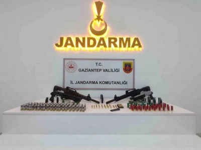 Gaziantep’te 29 adet ruhsatsız silah ele geçirildi: 2 şahıs tutuklandı